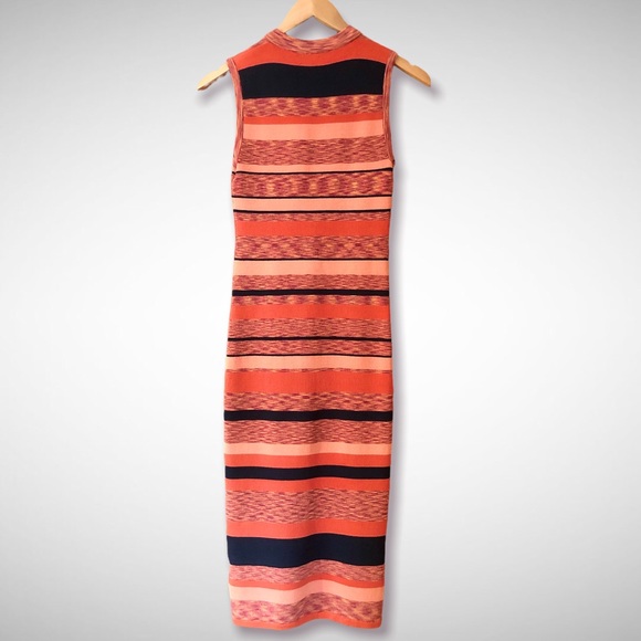 MARCIANO midi sweater stripped dress - Picture 2 of 7